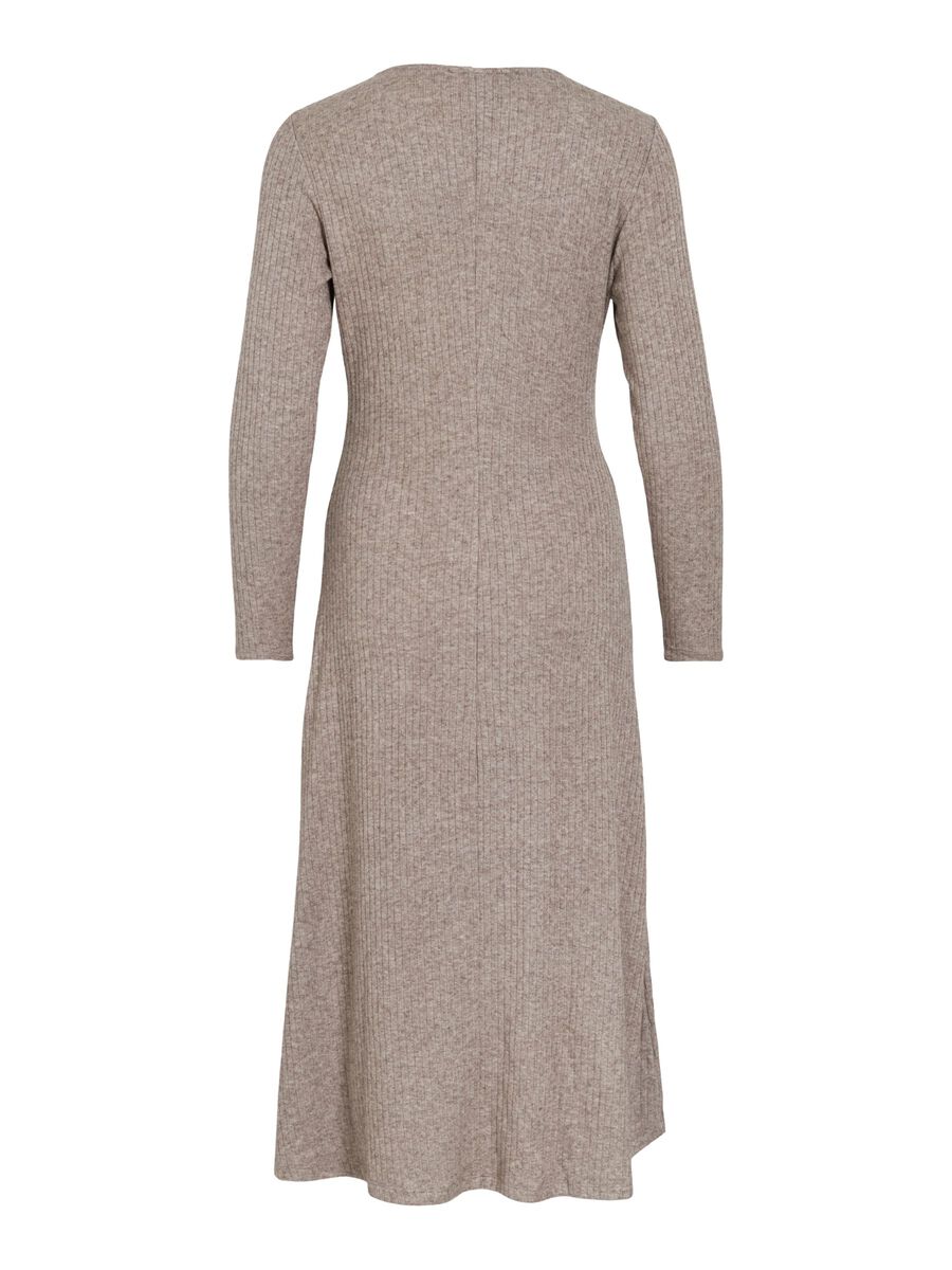 Demi Midi Dress (Coffee Bean)