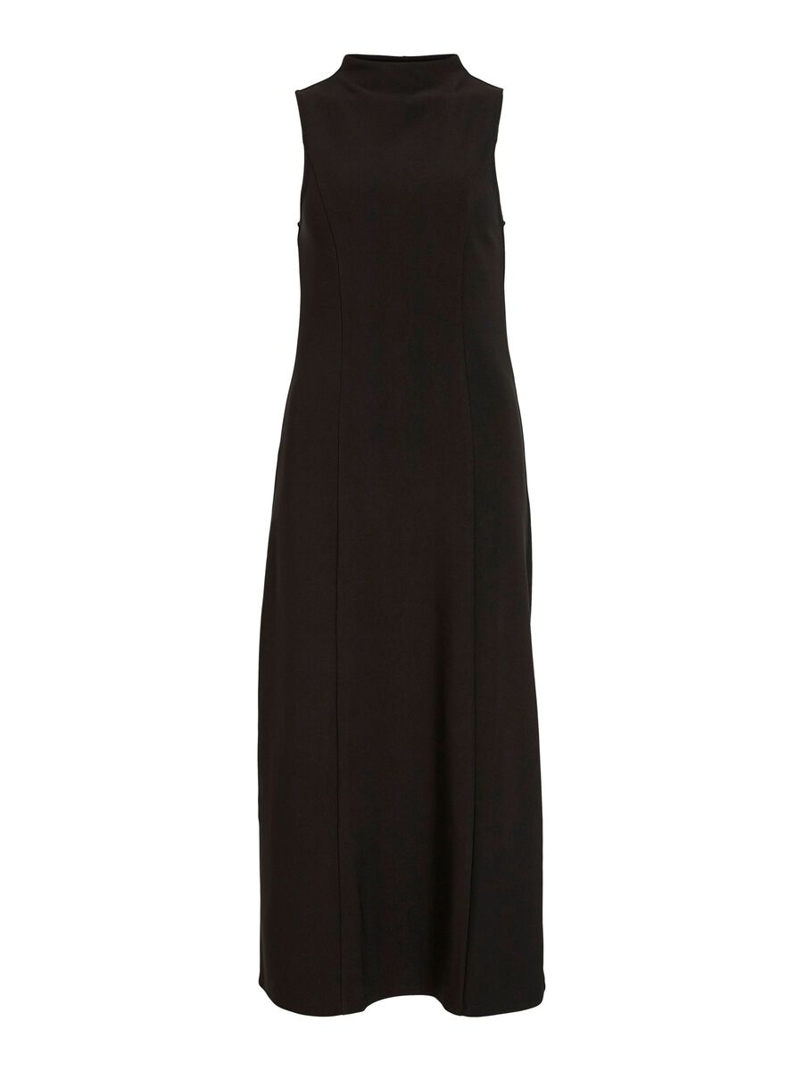 Anna Sleeveless Midi Dress (Black Beauty)