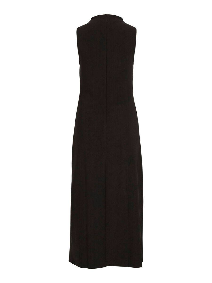 Anna Sleeveless Midi Dress (Black Beauty)