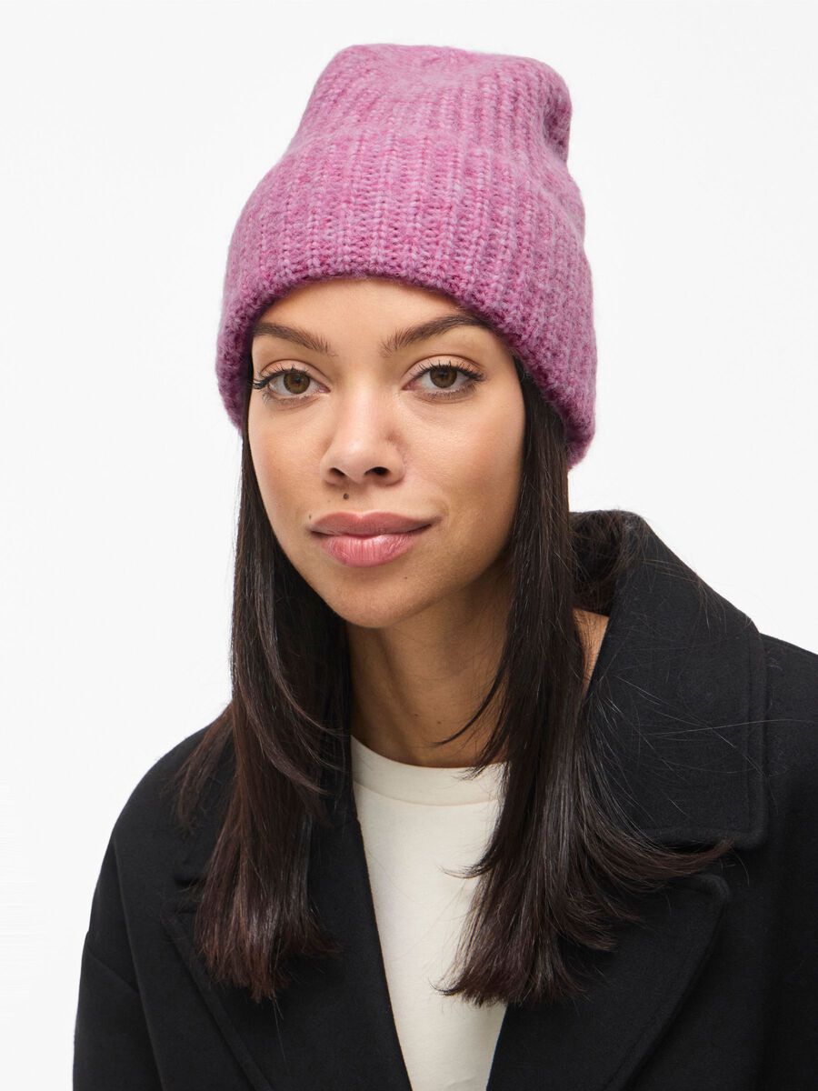 Nara Knit Beanie (Opera Mauve)