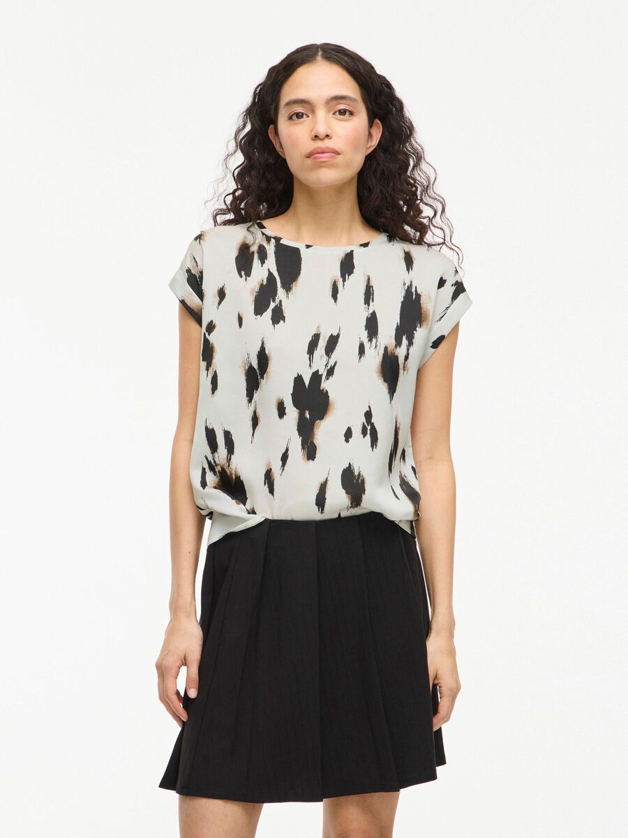 Evanne Satin Top (Birch/COI)