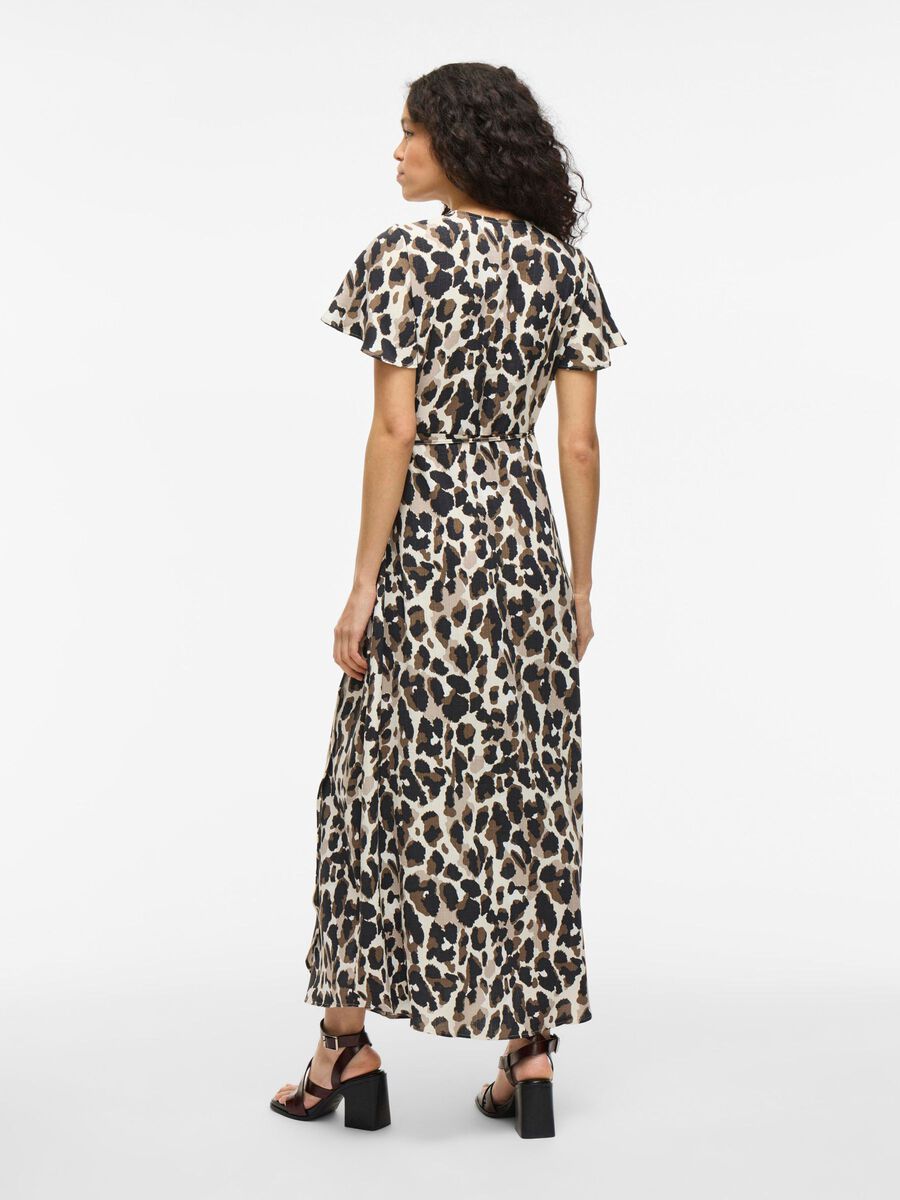 Viv Wrap Maxi Dress (Birch/Astrid)