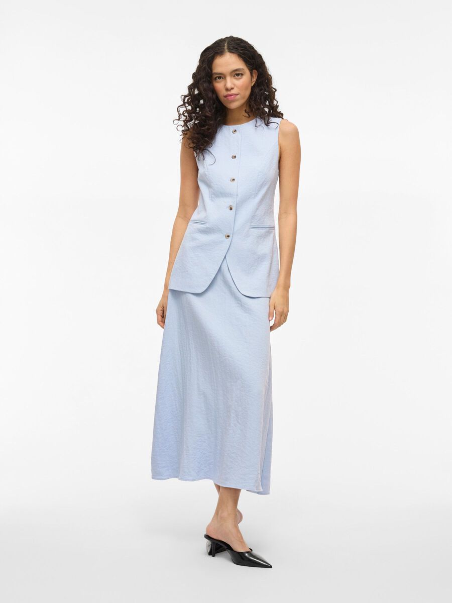 Frankie Tailored Waistcoat (Kentucky Blue)