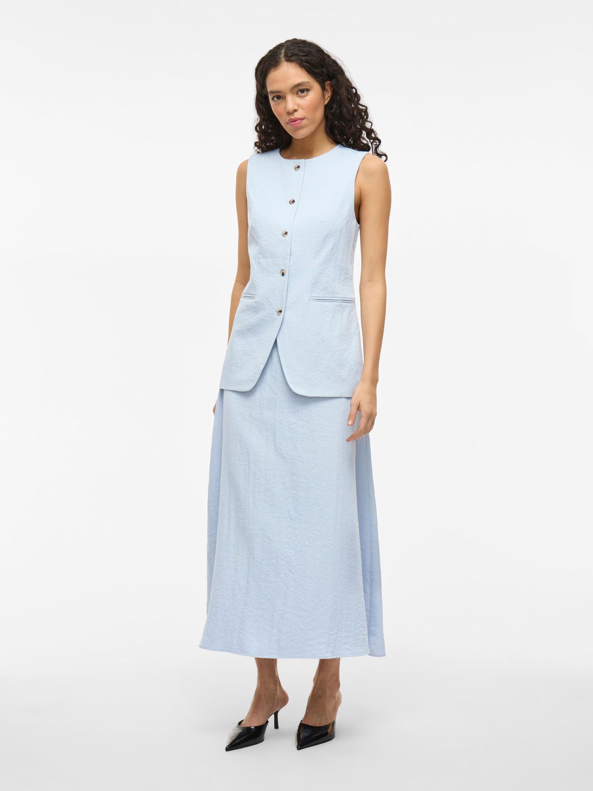 Frankie Ankle Skirt (Kentucky Blue)