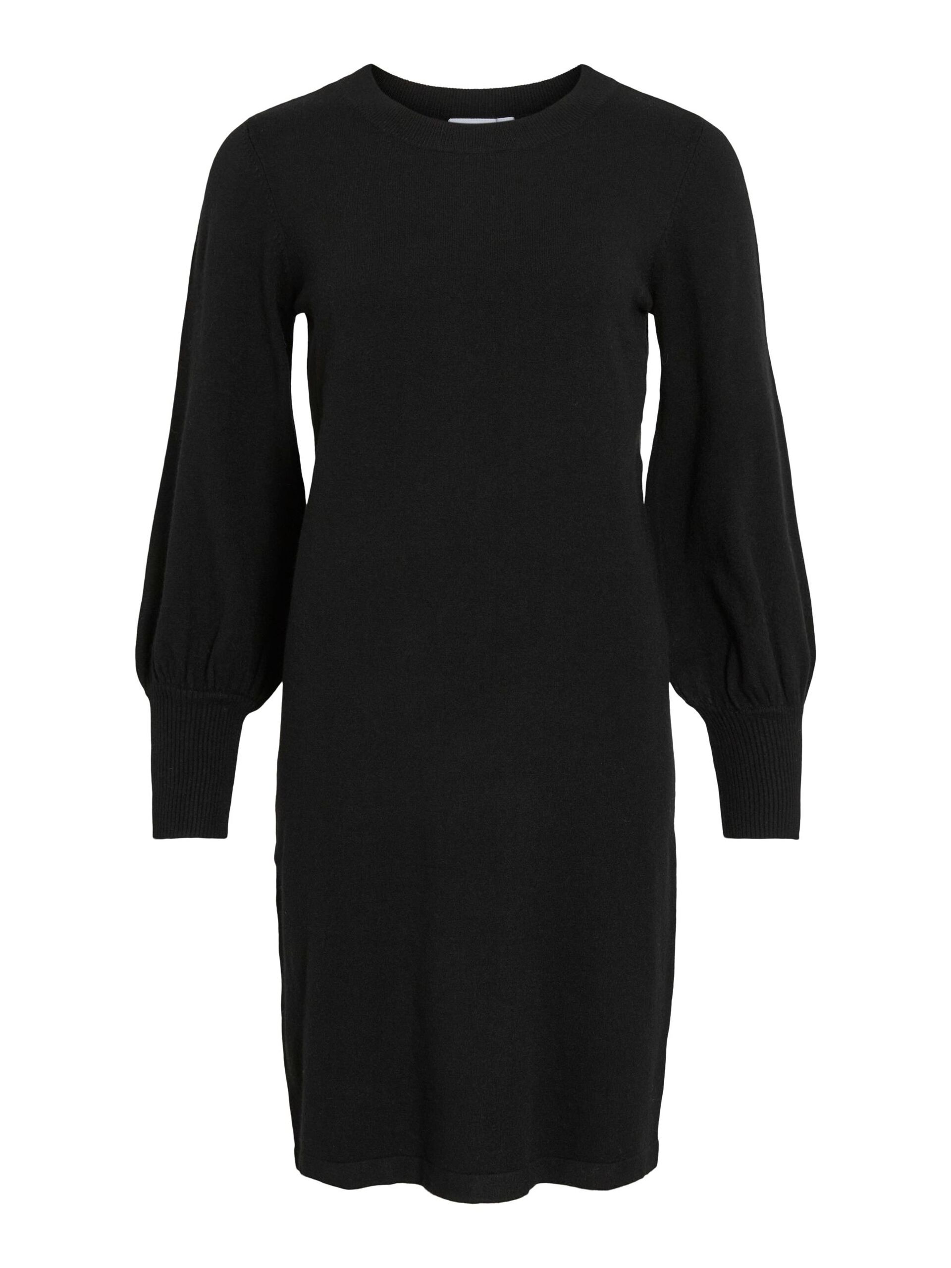Kerry Long Sleeve Knit Dress (Black Beauty)