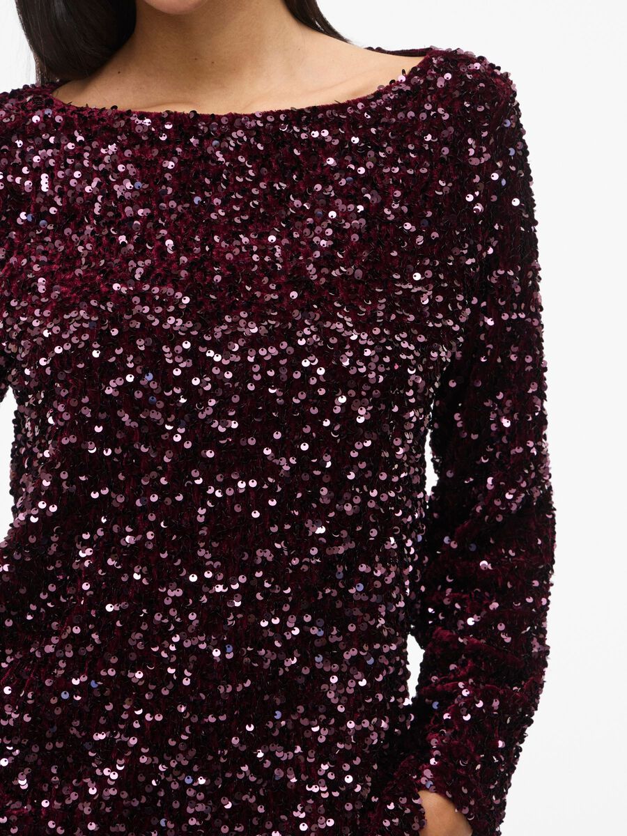 Violet Sequin Top (Fig)