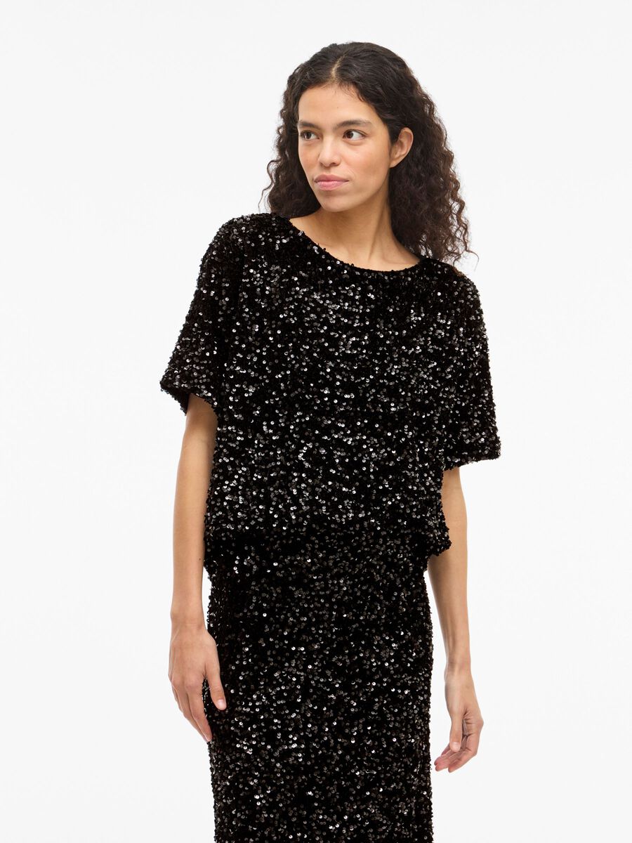 Fay Sequin Top (Black Beauty)