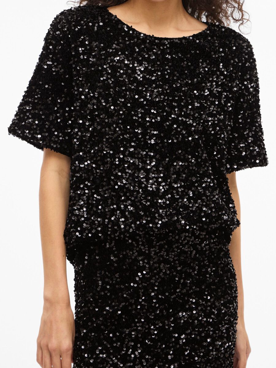 Fay Sequin Top (Black Beauty)