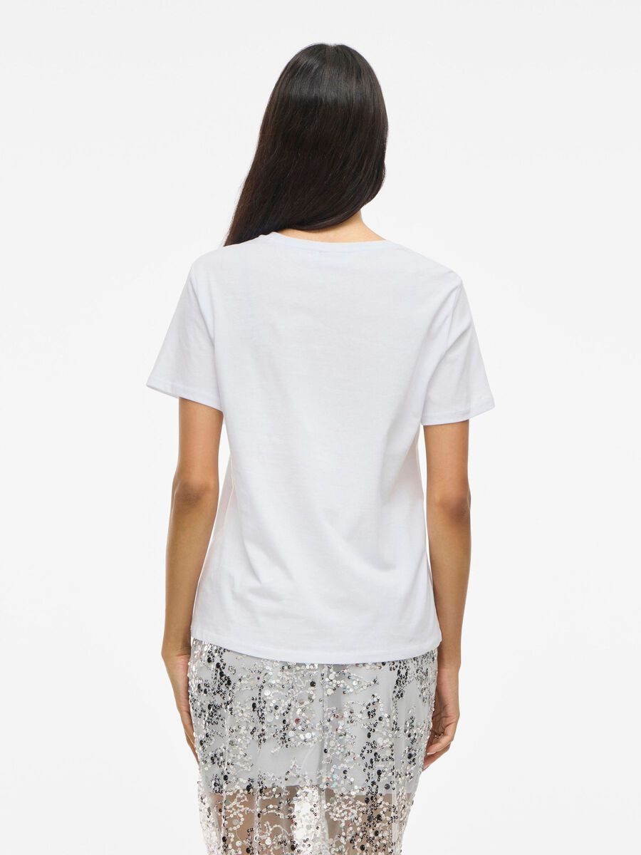 Avery T-Shirt (Navy/Optical snow)