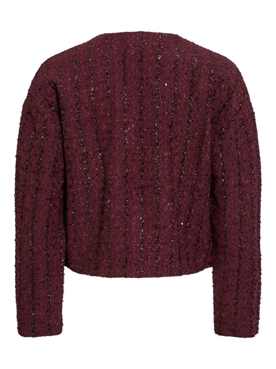 Otta Bow Detailed Cardigan (Fig/Black Bows)