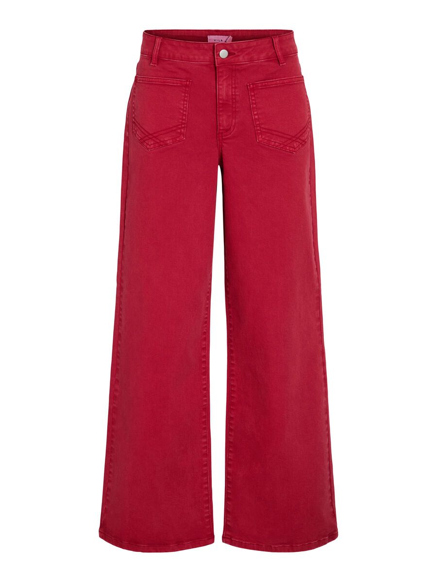 Vilorie Wide Leg Jeans (Jester Red)
