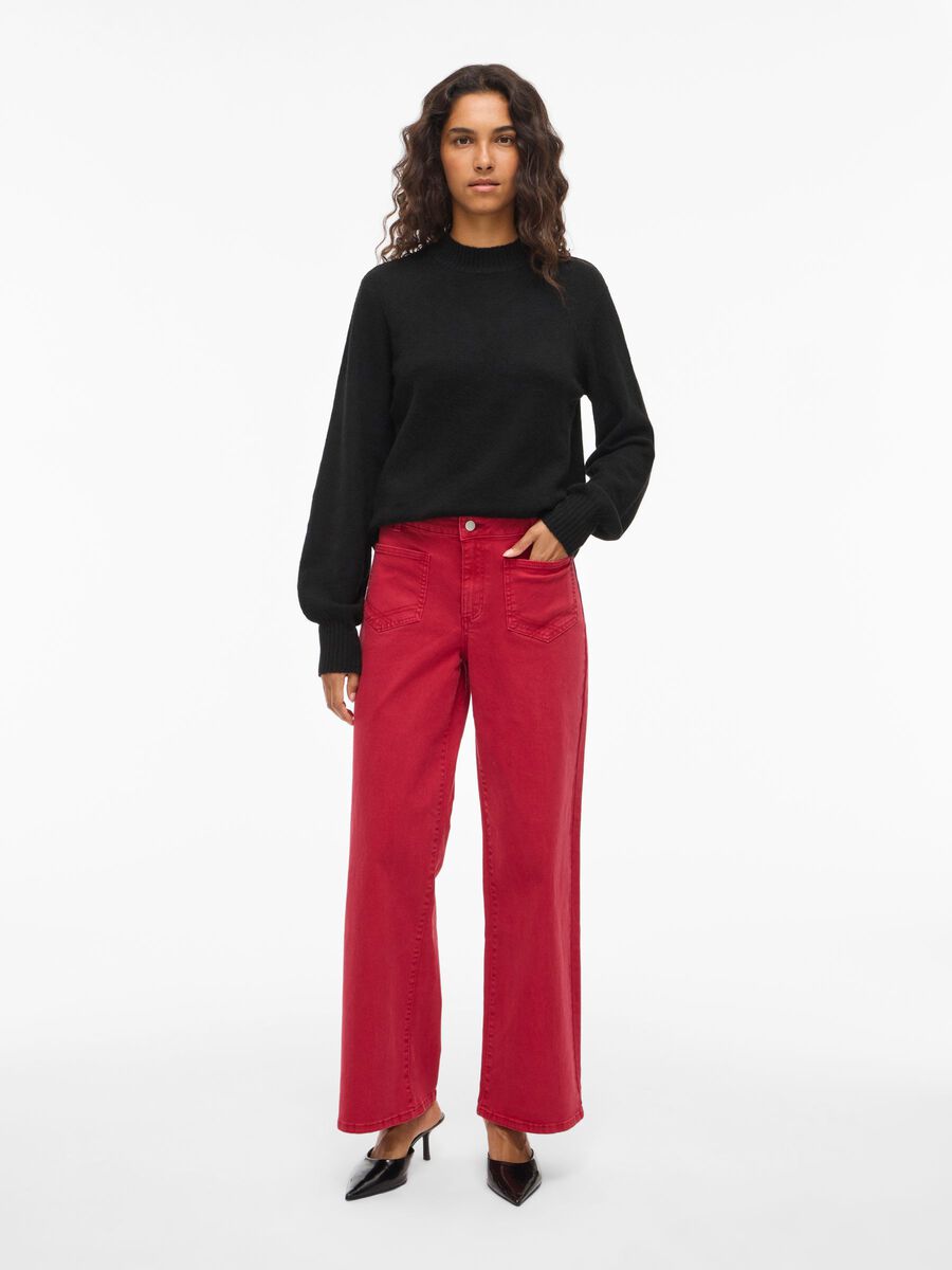 Vilorie Wide Leg Jeans (Jester Red)