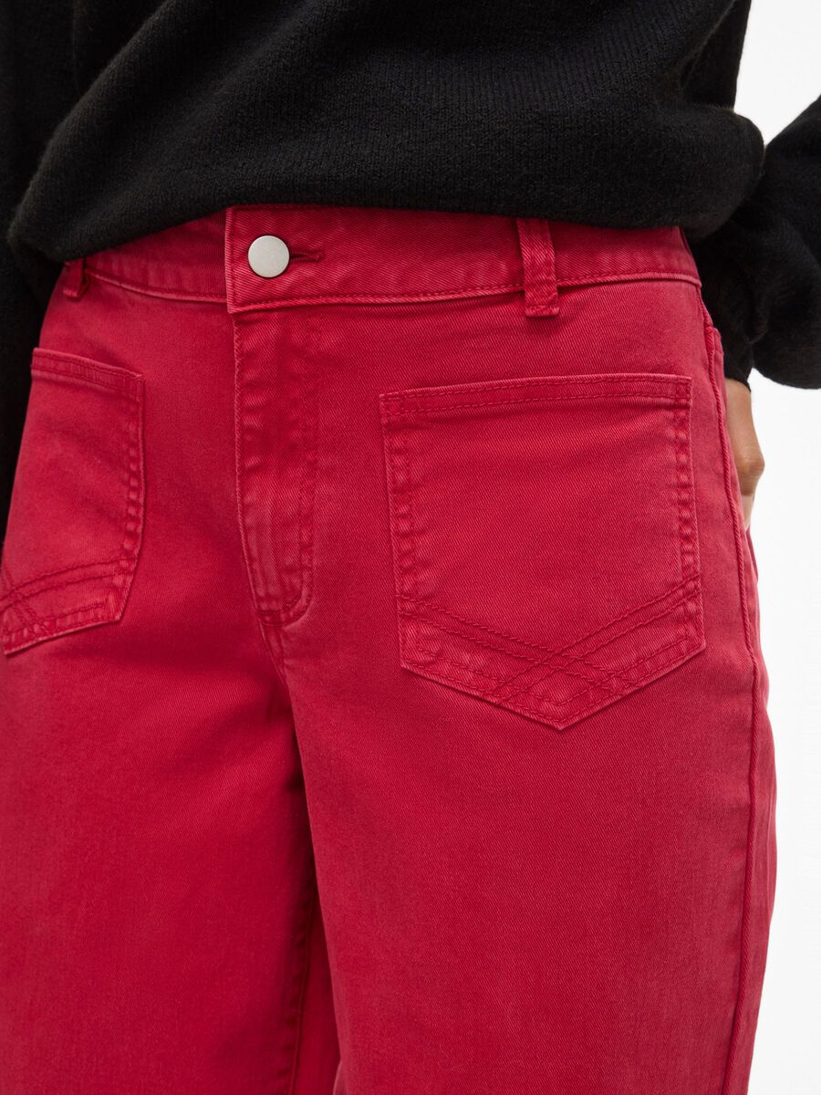 Vilorie Wide Leg Jeans (Jester Red)