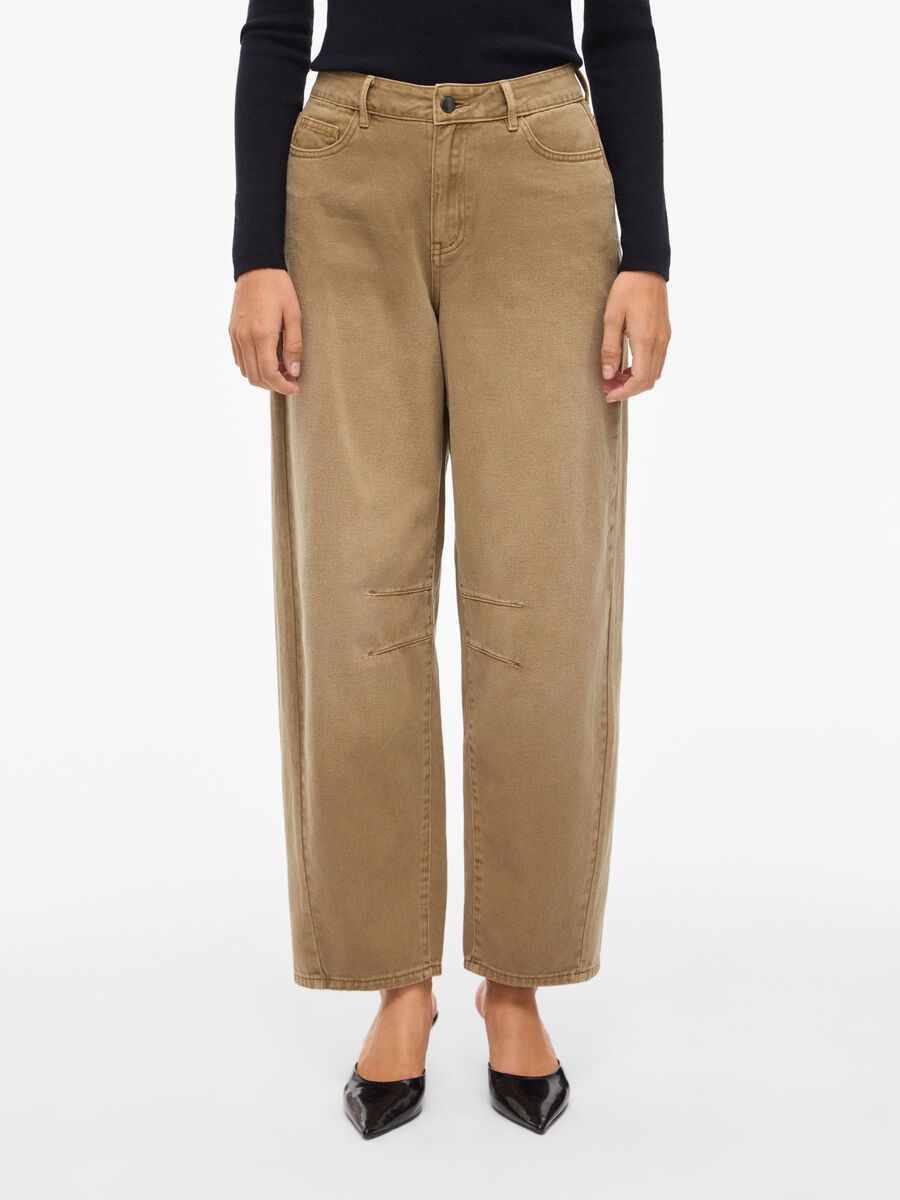 Raya Barrell Leg Jeans (Bistre/Washed)