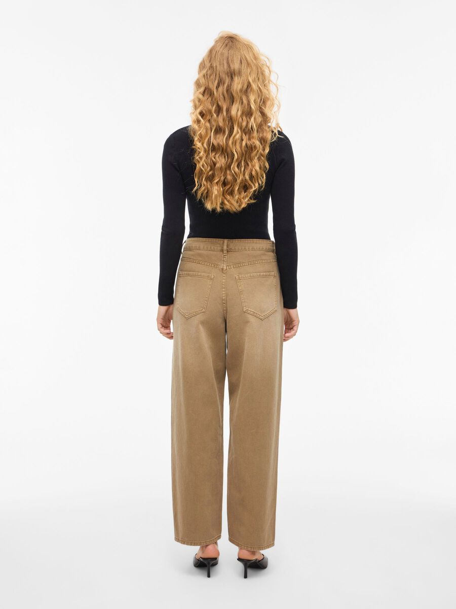 Raya Barrell Leg Jeans (Bistre/Washed)