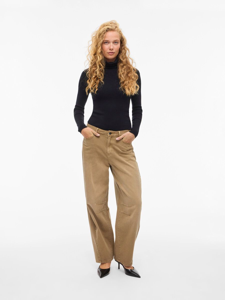 Raya Barrell Leg Jeans (Bistre/Washed)