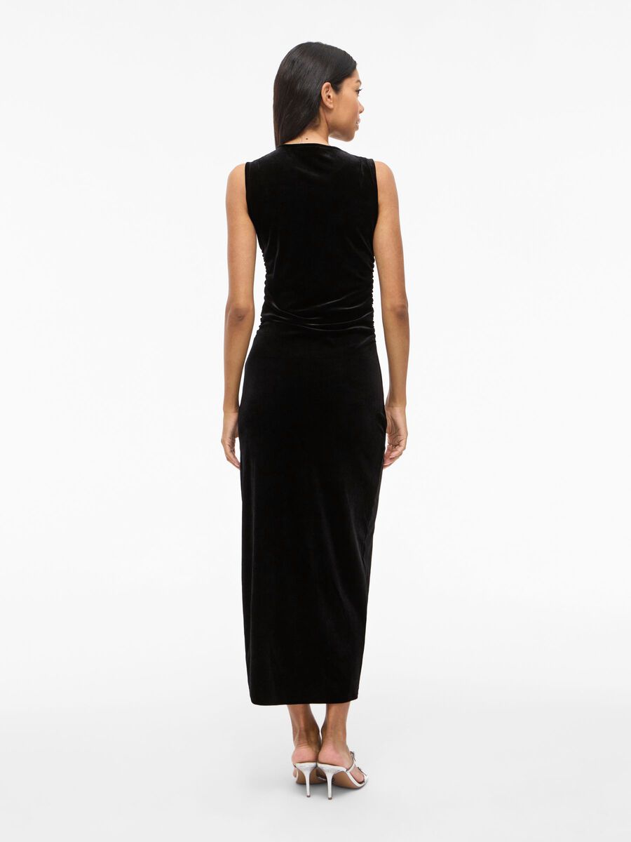 Valerie Sleeveless Maxi Dress (Black)