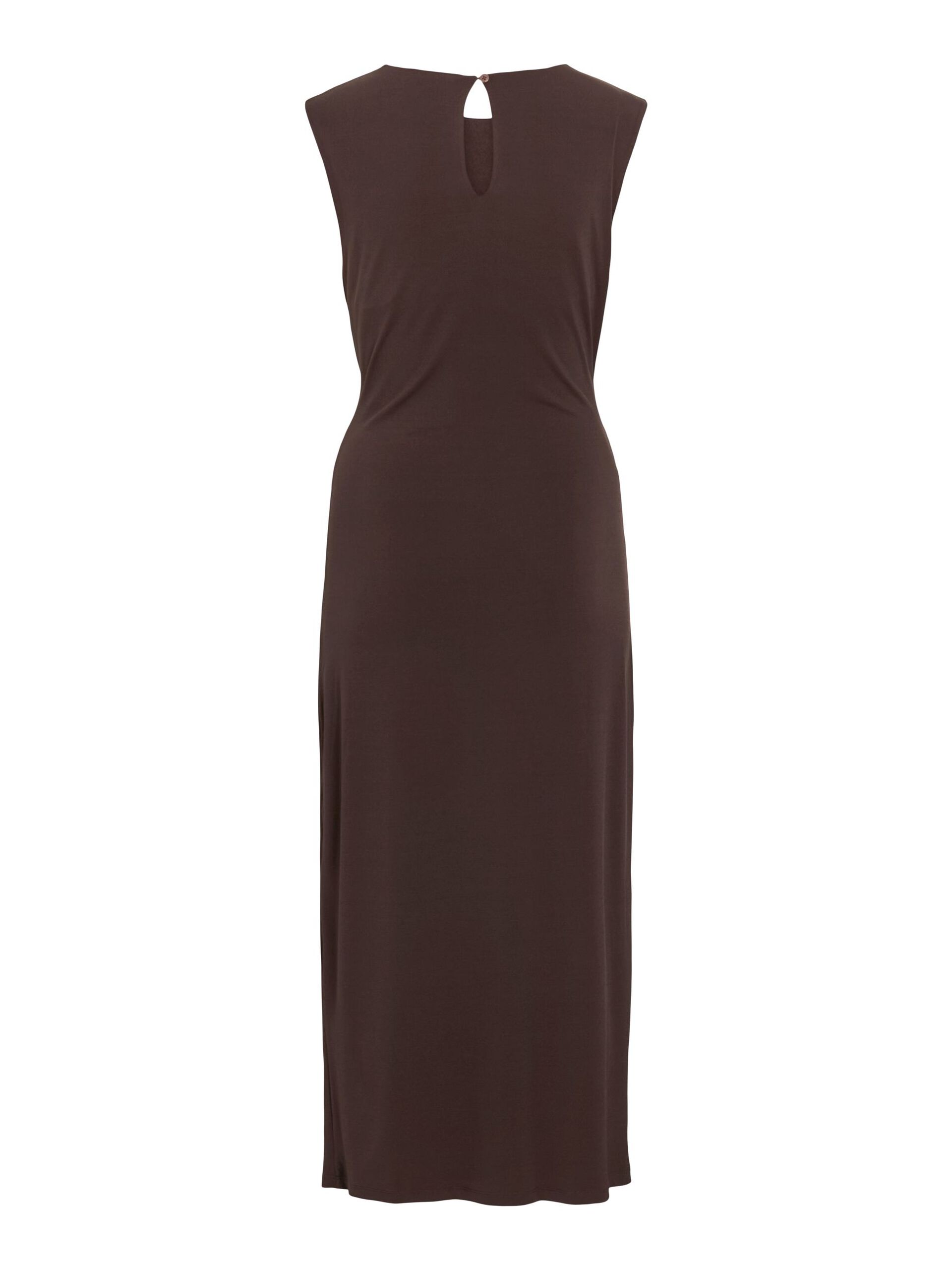 Justine Midi Dress (Brown)