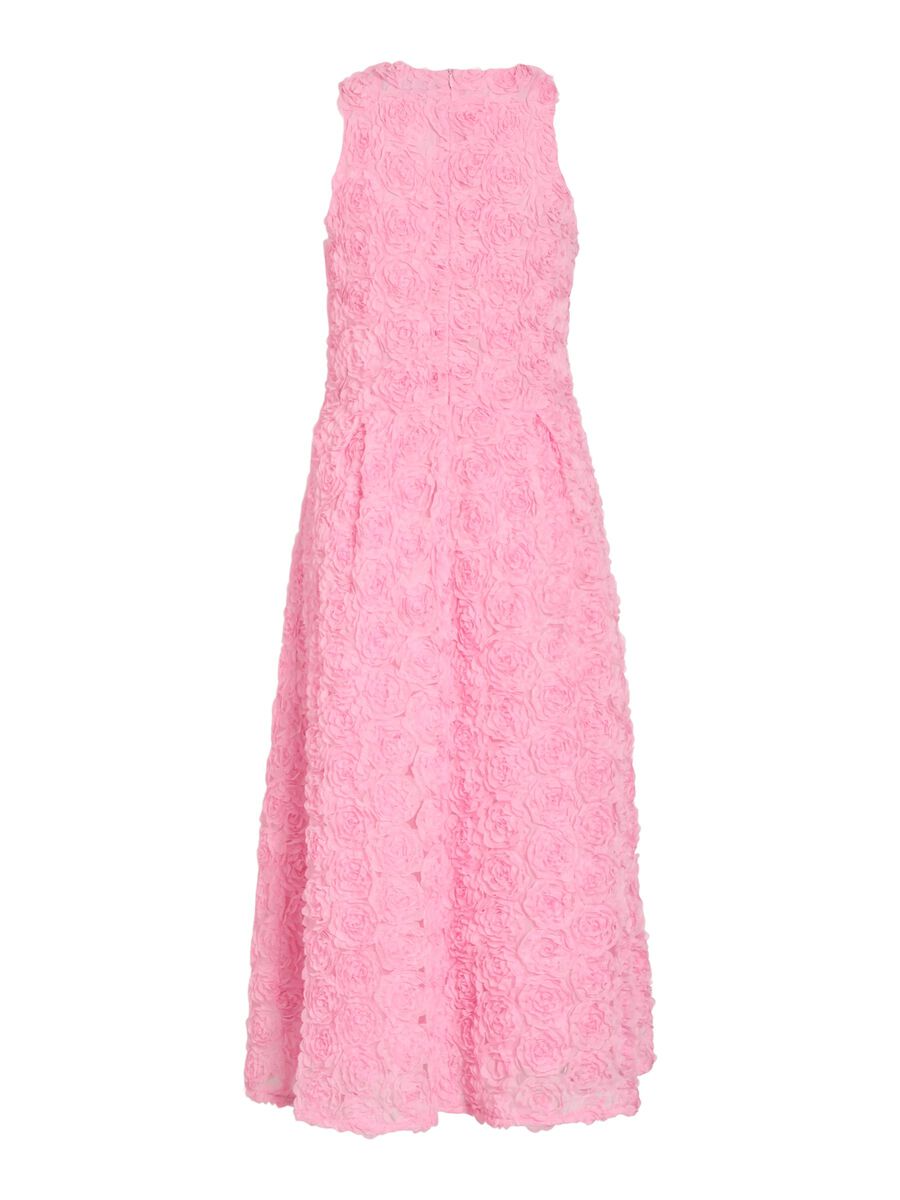 Gloria Midi Dress (Bonbon Pink)