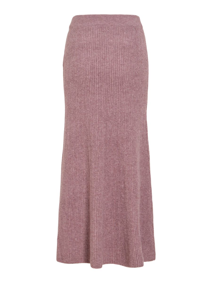 Vicki Knitted Midi Skirt (Nostalgia Rose)
