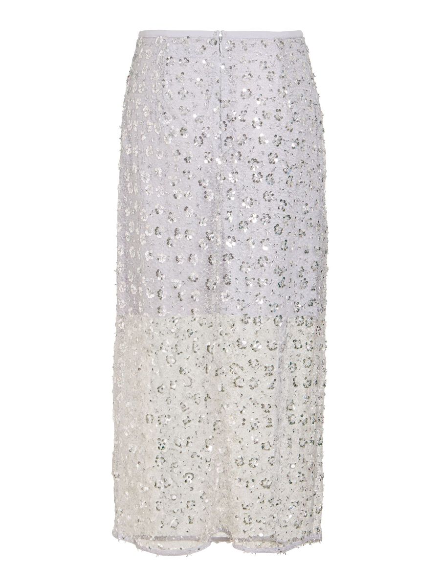 Liza Midi Skirt (Silver)
