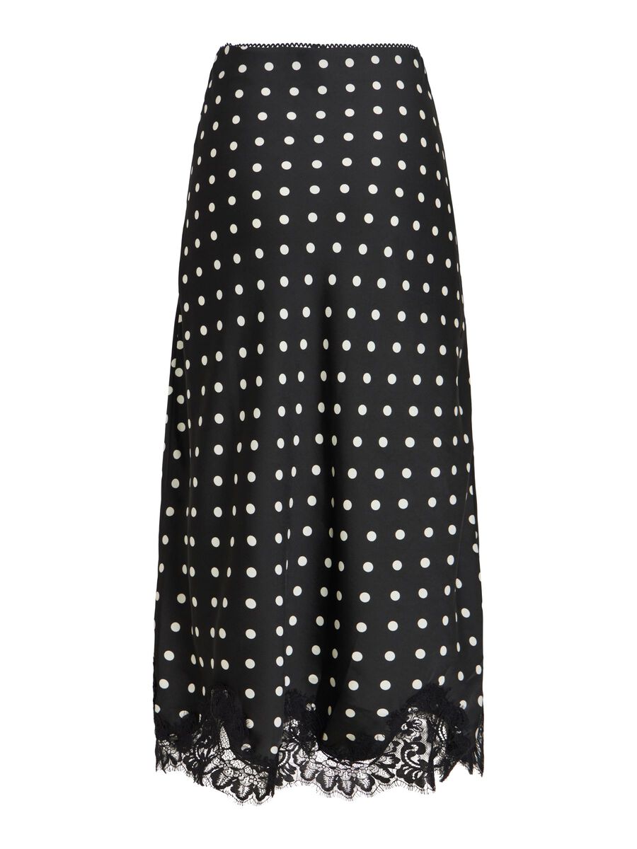 Dale Ankle Skirt (Black/White)