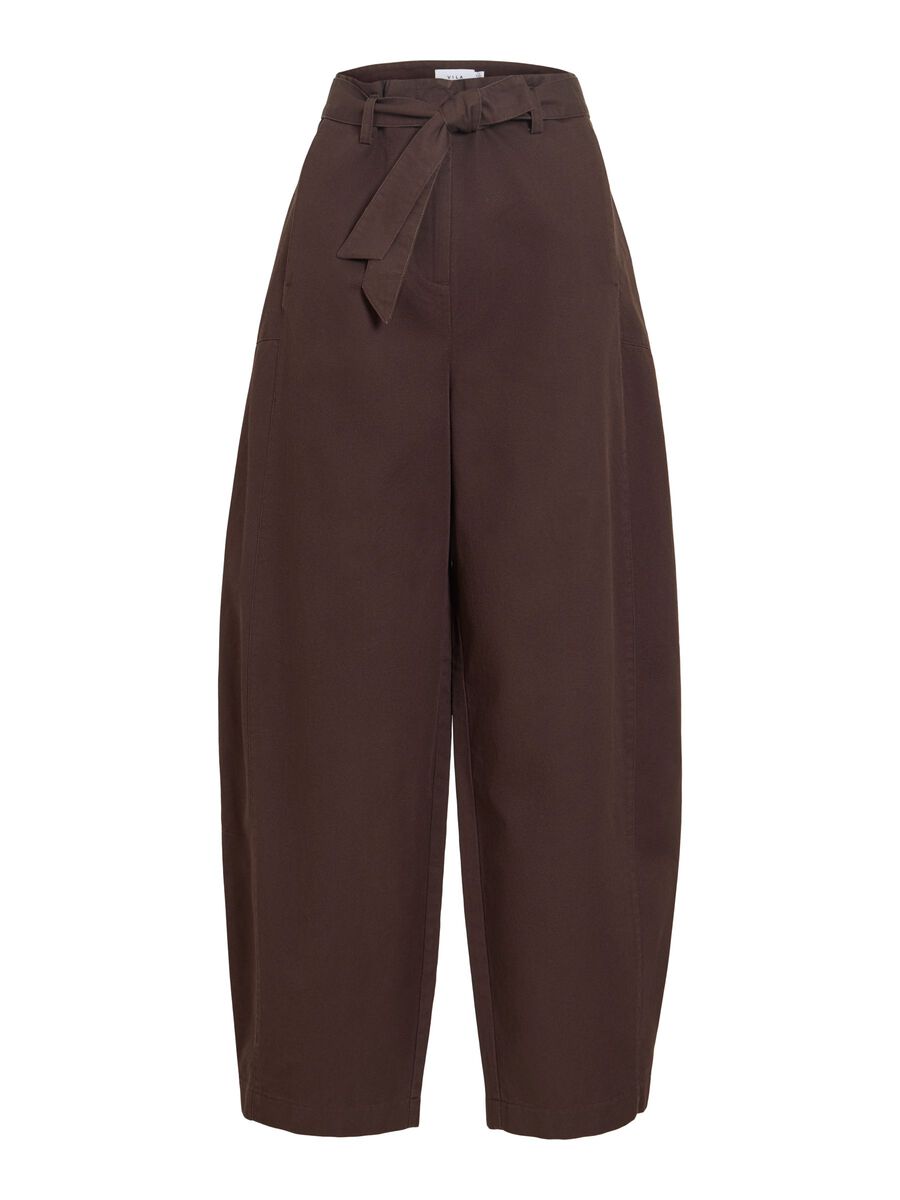 Lily Barrel Pants (Coffee Bean)