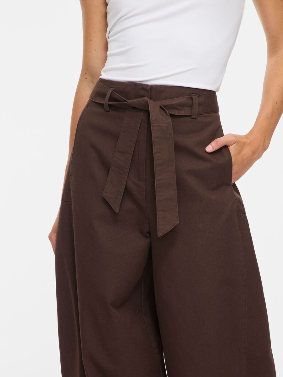 Lily Barrel Pants (Coffee Bean)