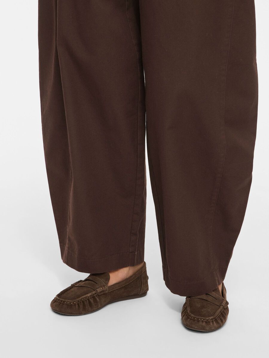 Lily Barrel Pants (Coffee Bean)