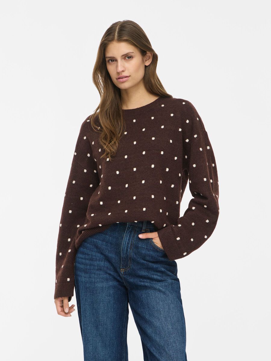 Livia Knitted Jumper (Coffee Bean)