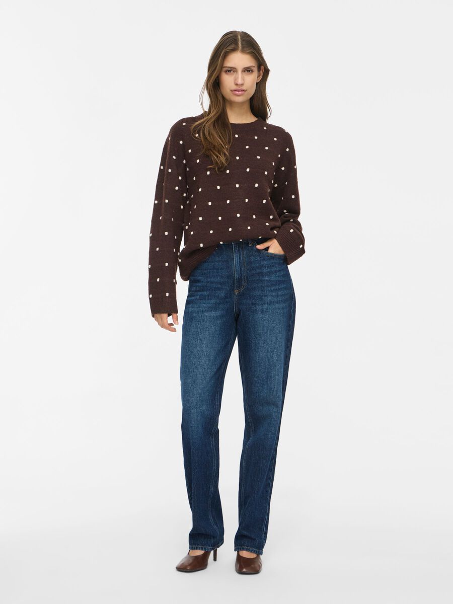 Livia Knitted Jumper (Coffee Bean)