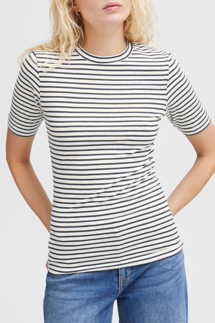 MIRYA T-SHIRT (TOTAL ECLIPSE STRIPE)