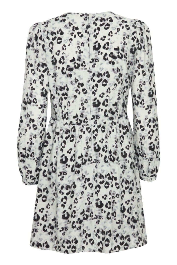 Valarie Mini Dress (Sleet Leopard)