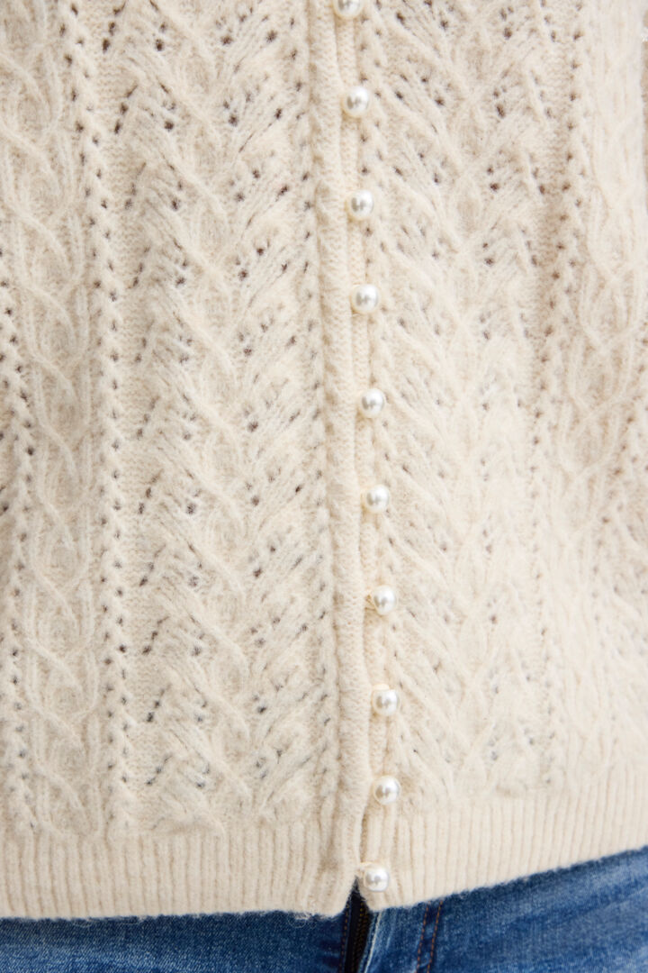 Liana Cardigan (Almond Milk)