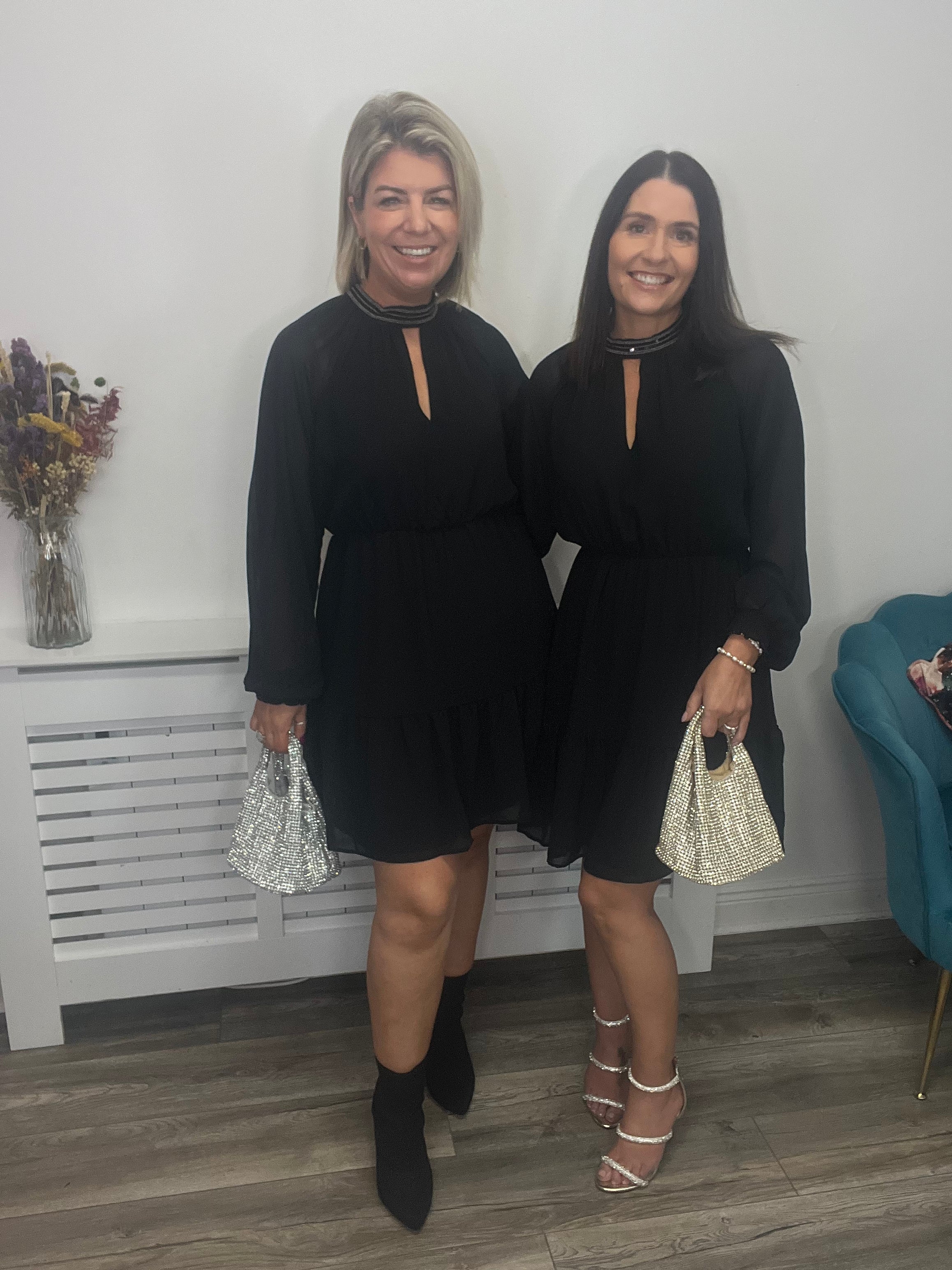 Liani Halterneck Dress (Black)