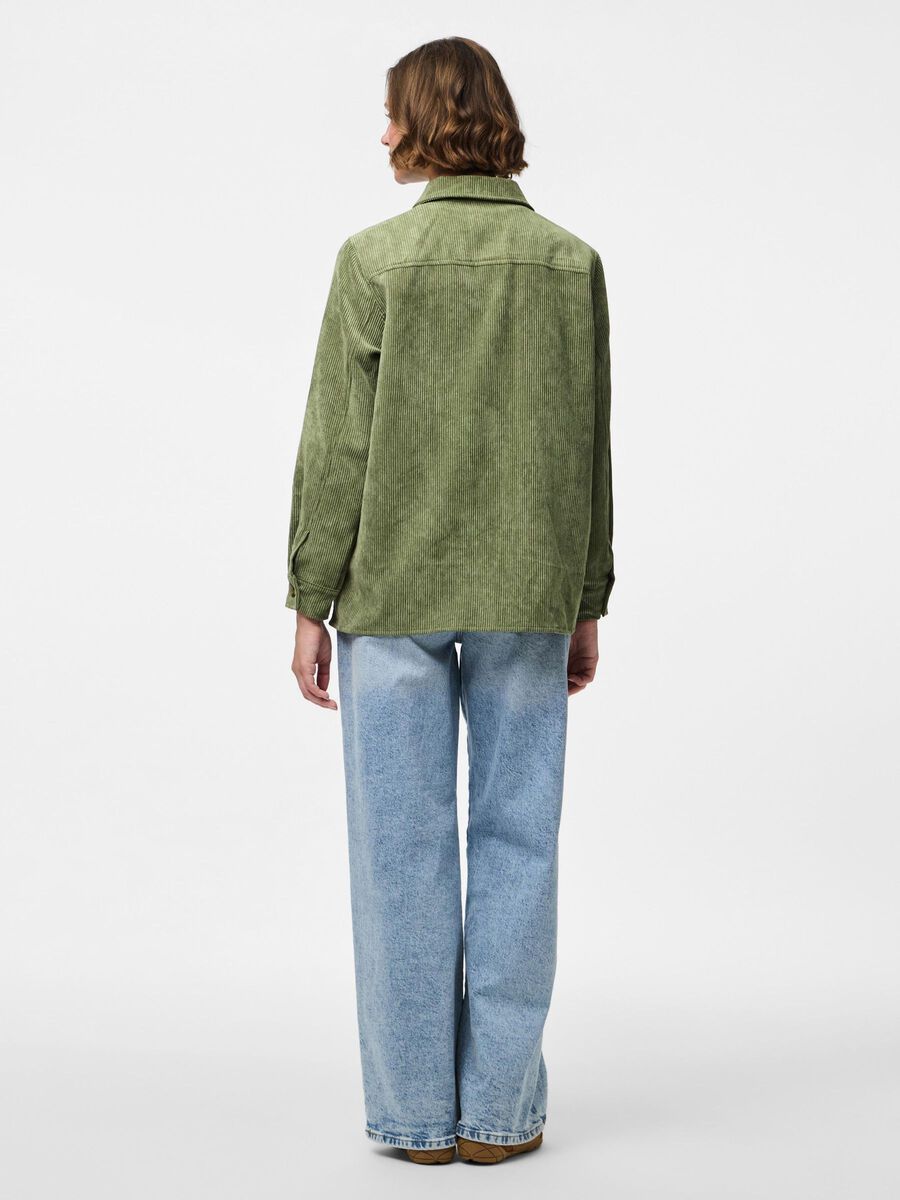 Aoife Corduroy Shirt (Olivine)