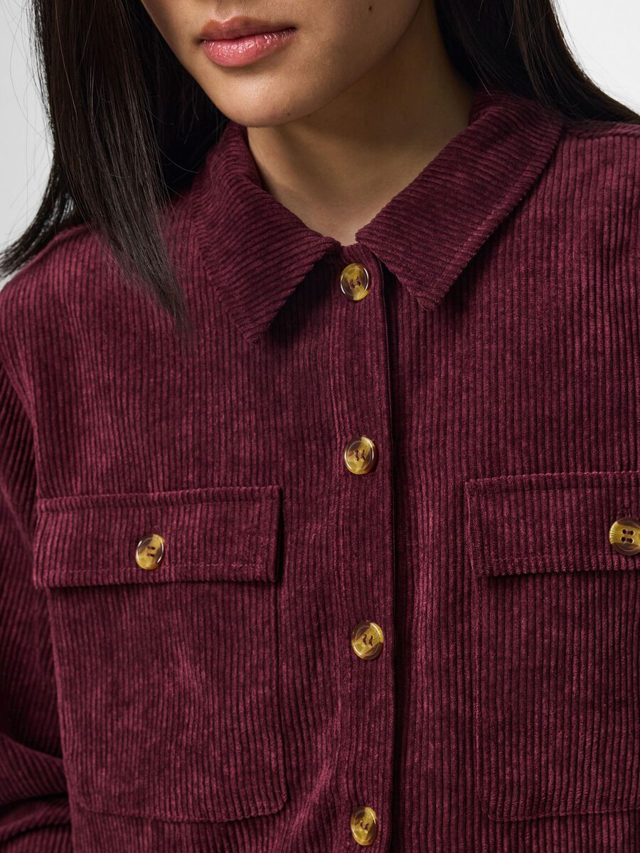 Aoife Corduroy Shirt (Winetasting)