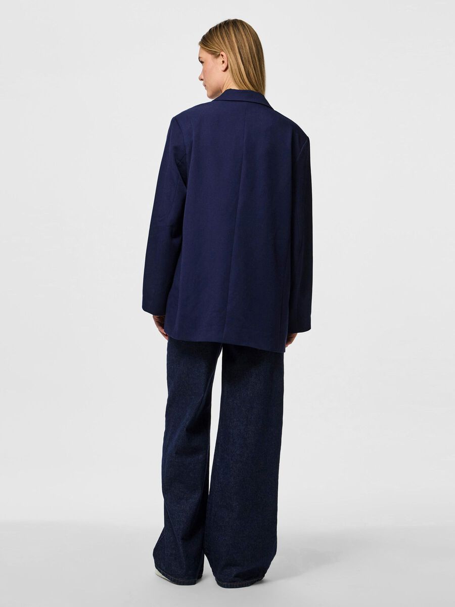 Kamil Loose Blazer (Maritime Blue)