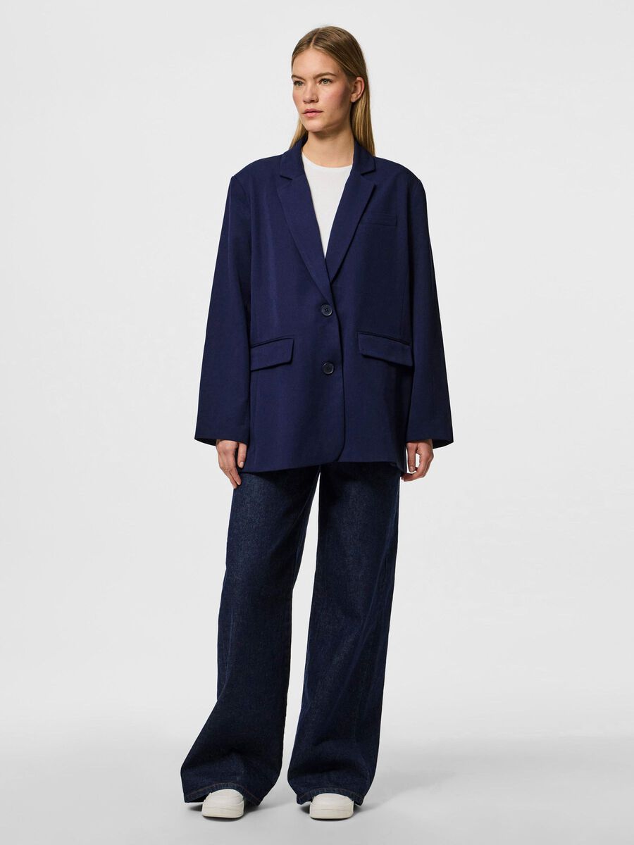 Kamil Loose Blazer (Maritime Blue)