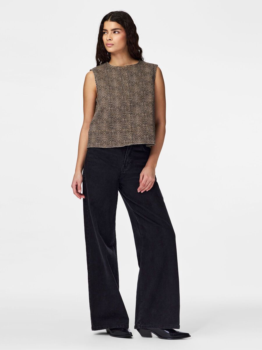 Lume Sleeveless Top (Rawhide/Mini Leo)