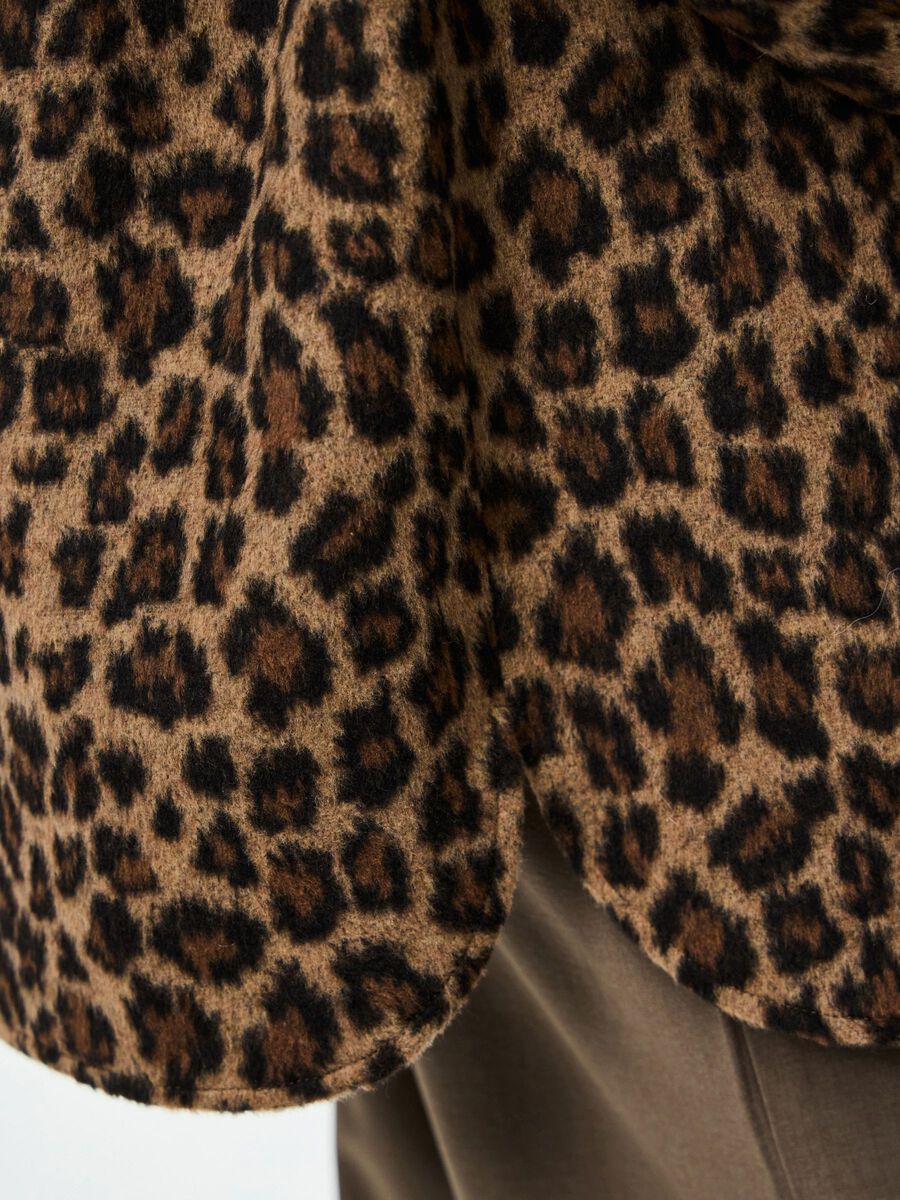 Savannah Shacket (Black/Leopard)