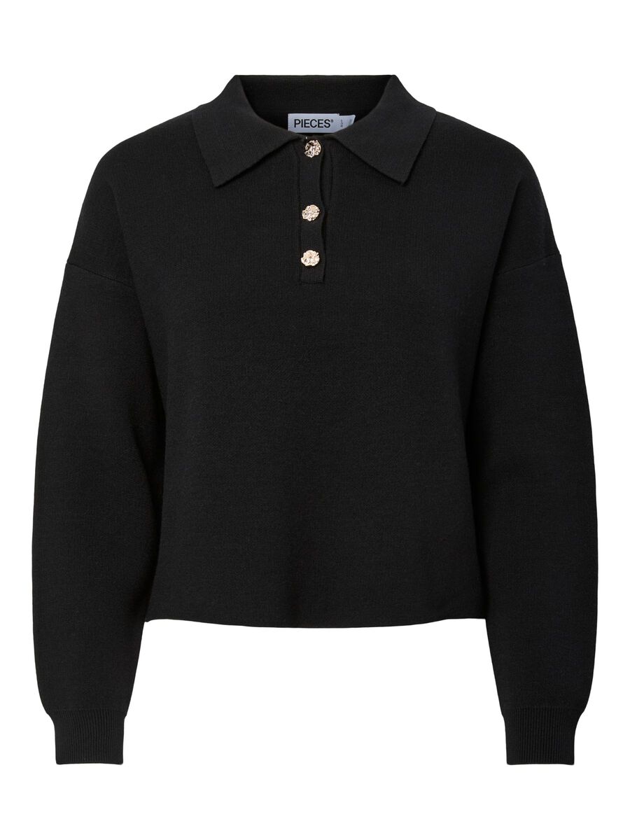 Jessie Polo Jumper (Black)