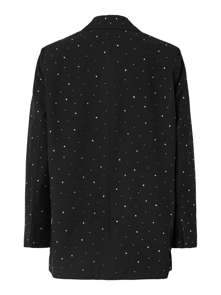 Michelle Rhinestone Blazer (Black)