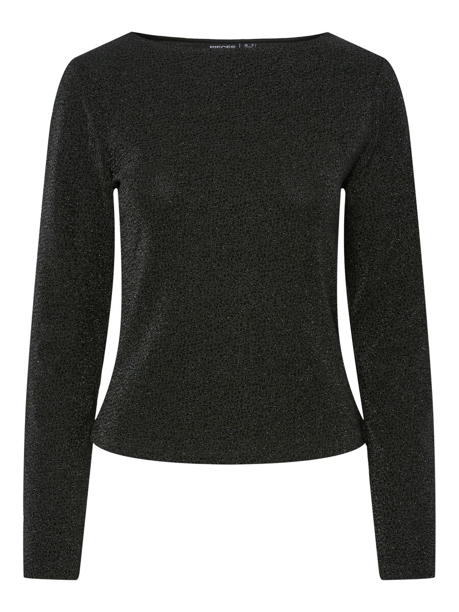 Jina Glitter Top (Black/Black Lure)