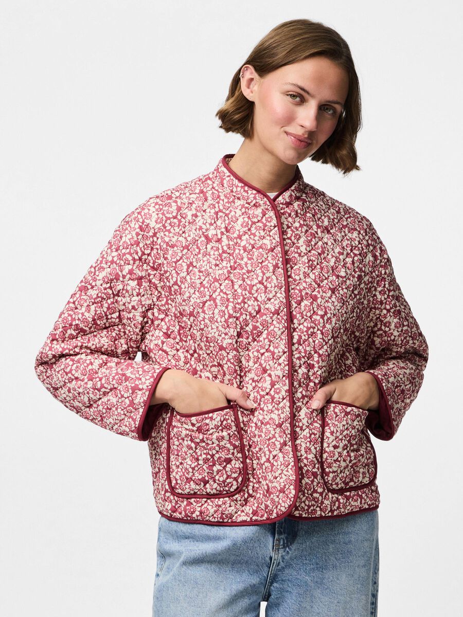 Ricki Quilted Jacket (Slate Rose)