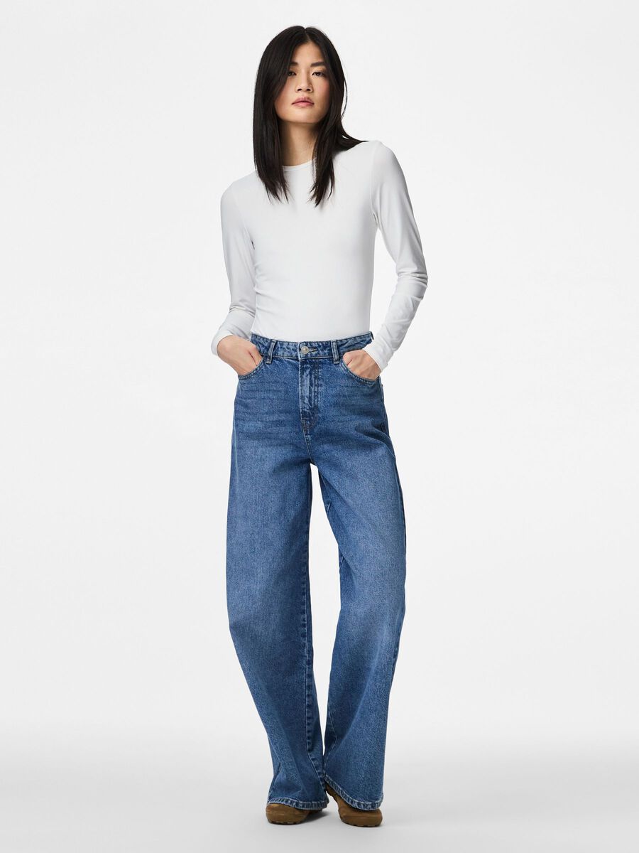 Lula Long Sleeve Top (Bright White)