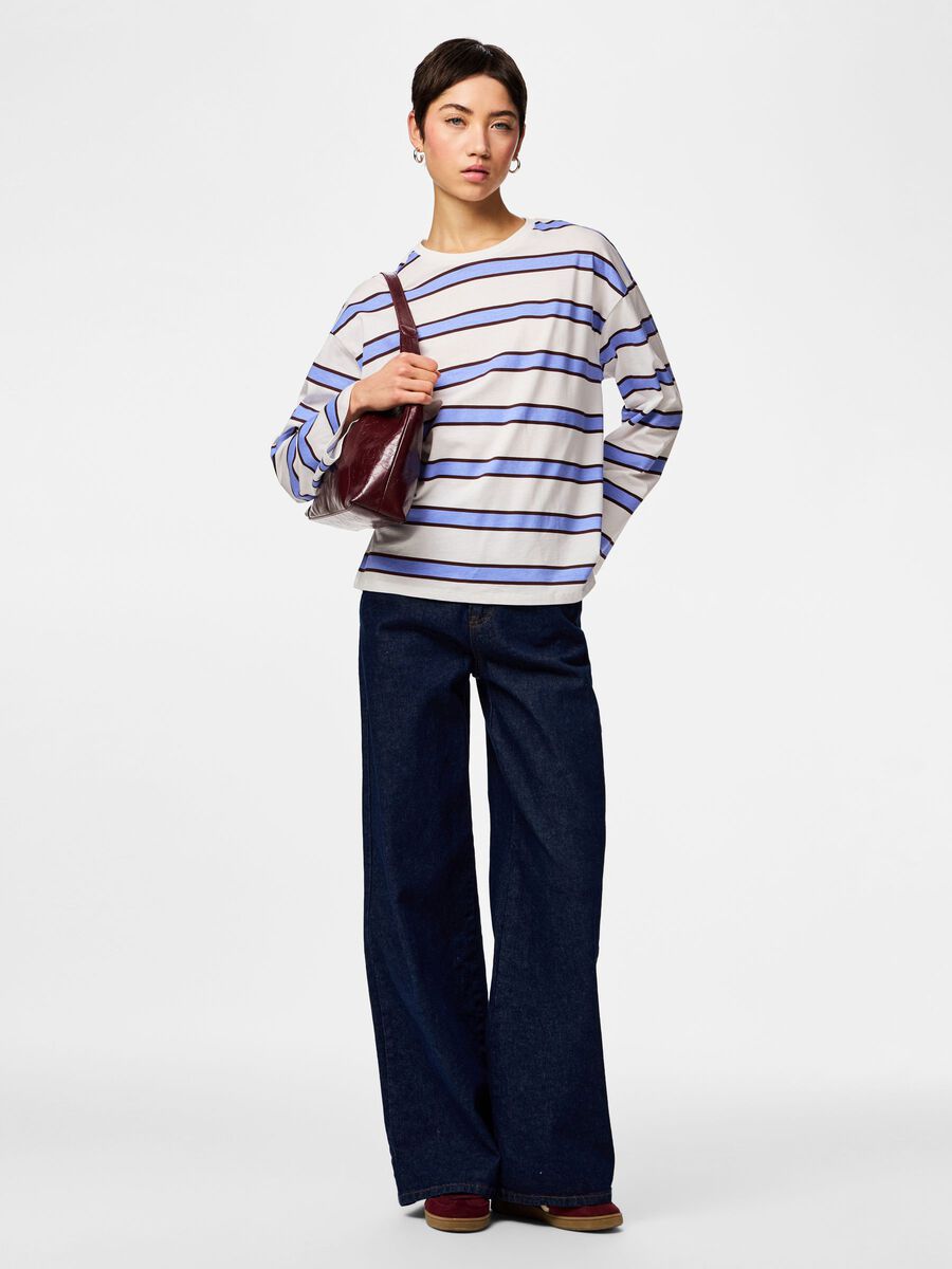 Mila Long Sleeve Top (Hydrangea)