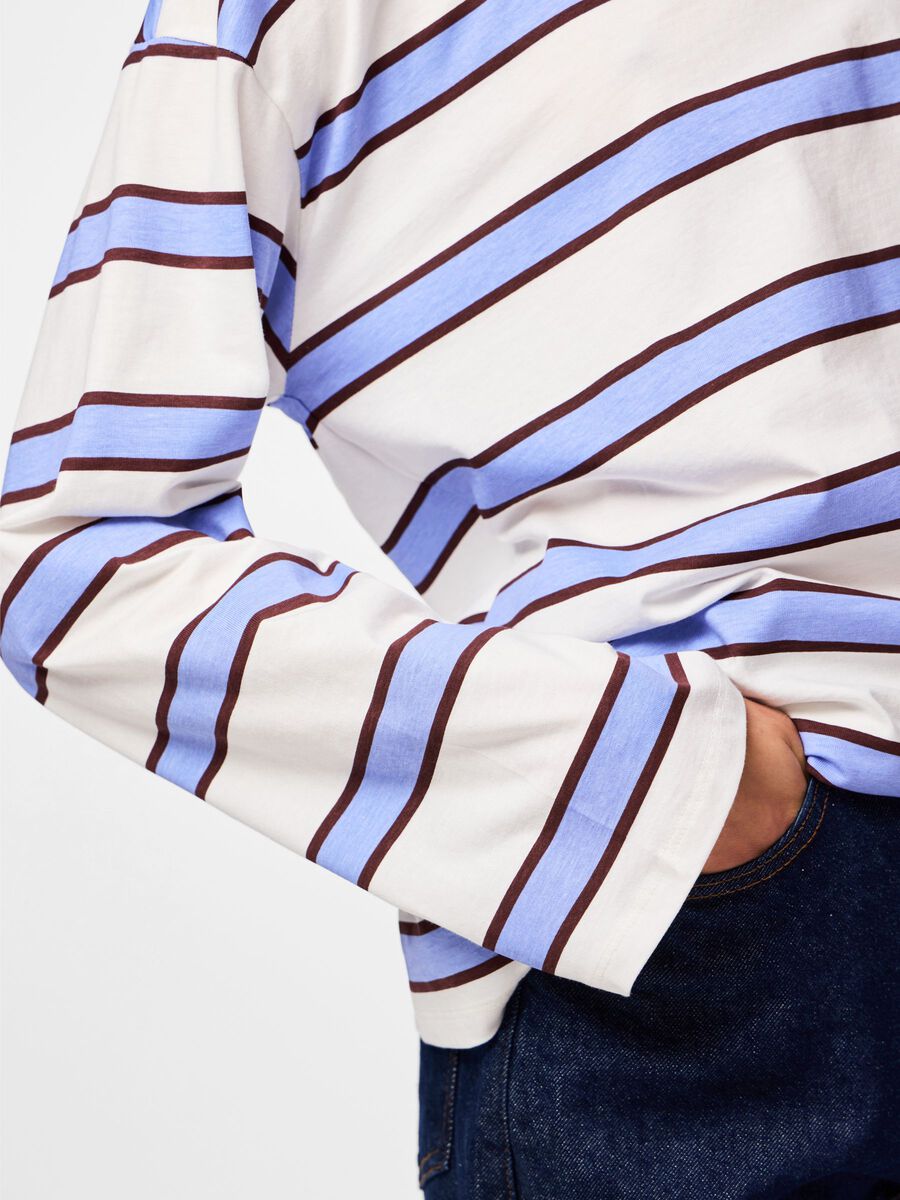 Mila Long Sleeve Top (Hydrangea)