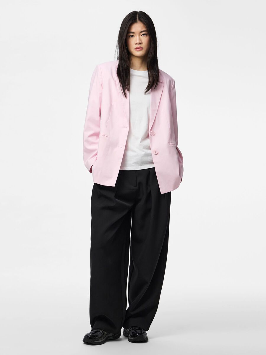 Roz Loose Blazer (Roseate Spoonbill)