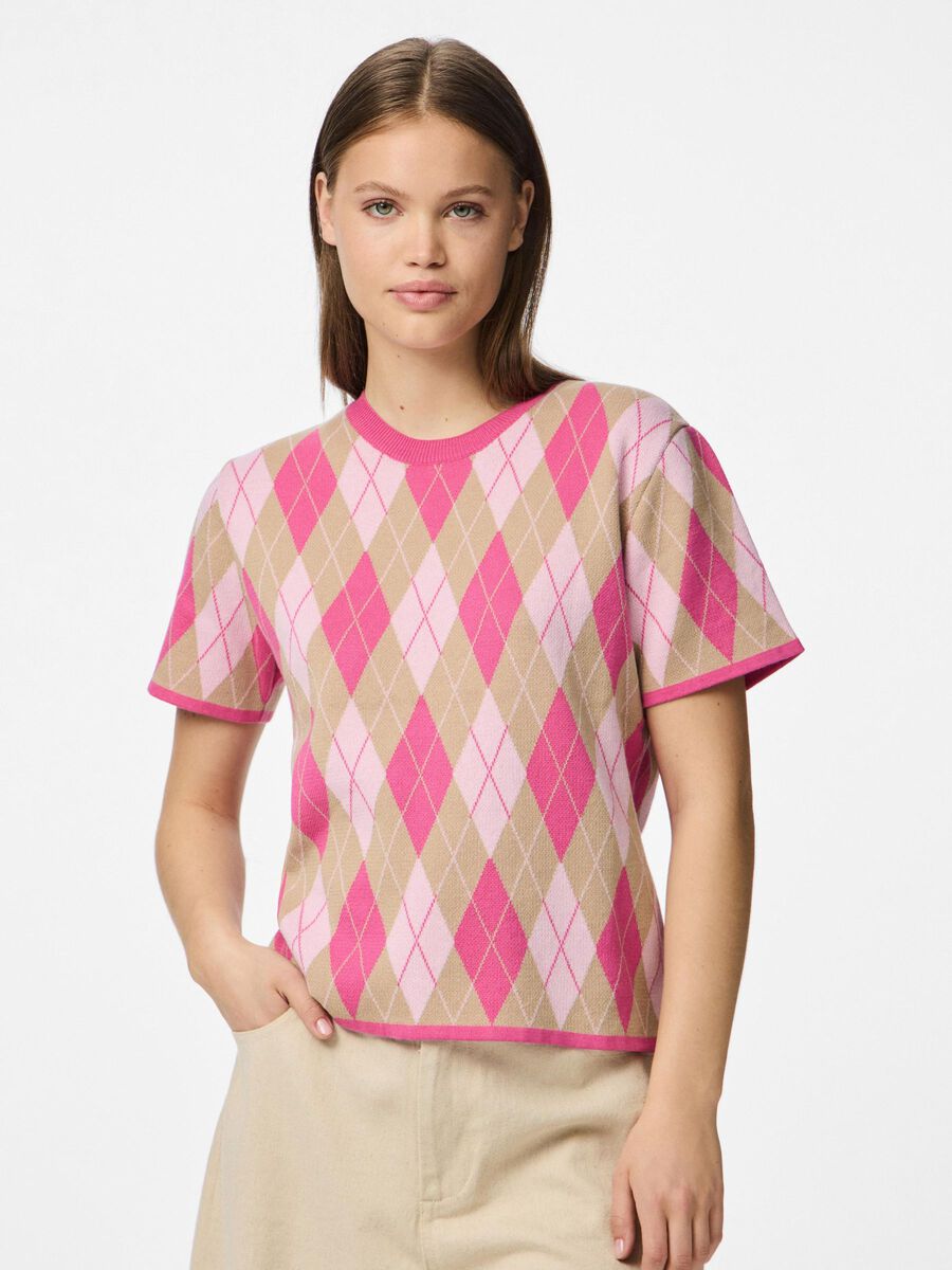 Farley Knit Top (Pink Tulle/Fuchsia)